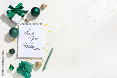 New year goals 2026 noteboo...