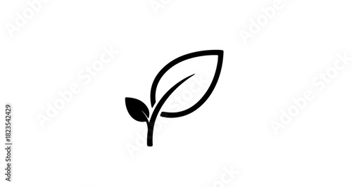 Organic packaging mark icon symbol vector
