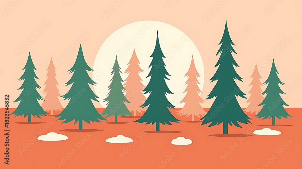 Fototapeta premium vector illustration of a christmas background