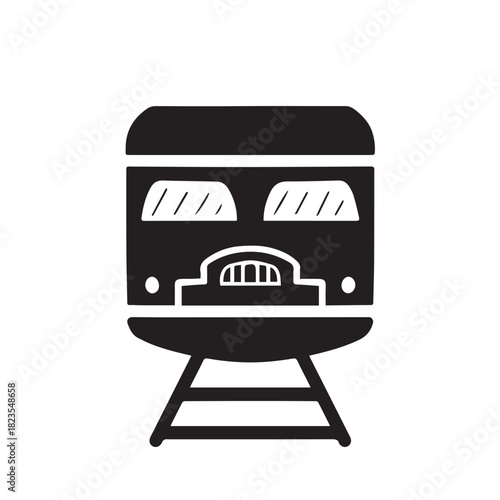 icon of an intercity train