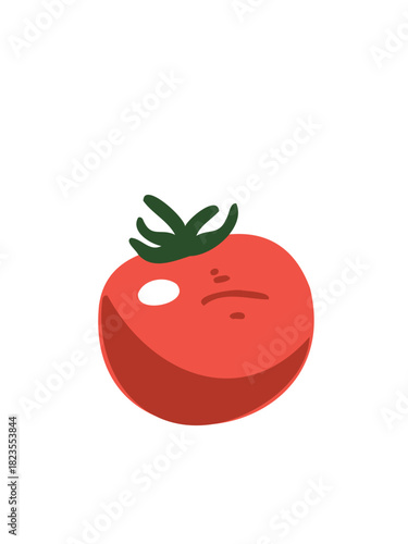 juicy tomato isolated for culinary use