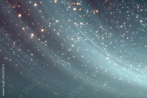 Cosmic Starfield and Galactic Swirls - Celestial Beauty Perfect for Space-Themed Design