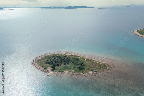 Fototapeta Naklejka Na Ścianę i Meble -  aerial view of the adriatic sea