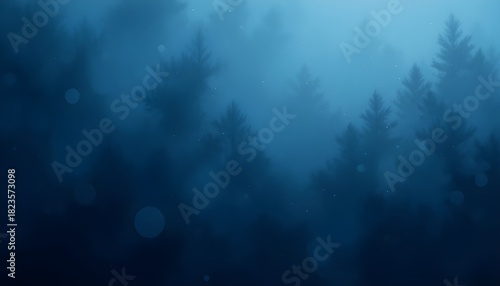 Dark blue gradient noise grain texture background, blurred indigo winter wallpaper with empty space