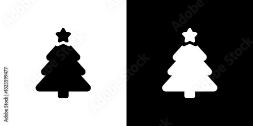 クリスマスツリーのアイコン