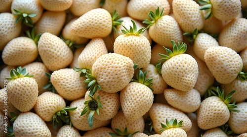 there are many piles of pineberries