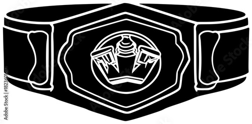 fight illustration boxing silhouette belt logo champion icon boxer outline competition championship sport fighter award professional tournament equipment athletic shape adults vector graphic backgroun