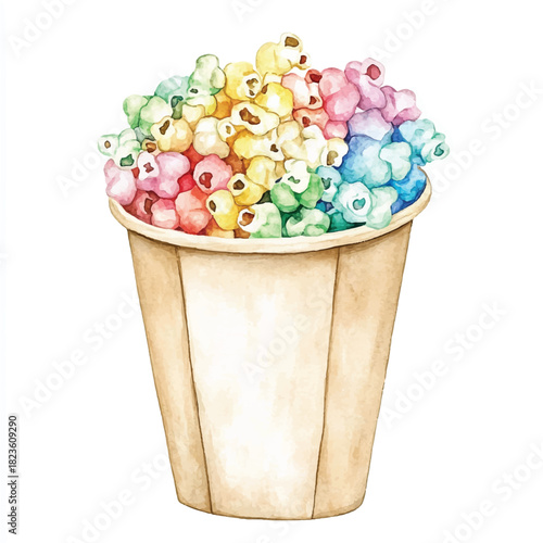 yuniazizah__a_cute_Rainbow_popcorn_in_a_kraft_paper_cup_in_mute_df0aa393-bfcd-4fce-a474-4238df88c4ad