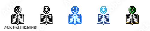 Medical Study Icon Set Multiple Style Collection