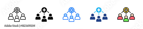 Clinical Operations Icon Set Multiple Style Collection