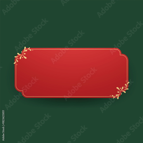 Christmas Label or Frame. Christmas sale stickers and label. Price tag holiday. Christmas stickers. Free space for text.