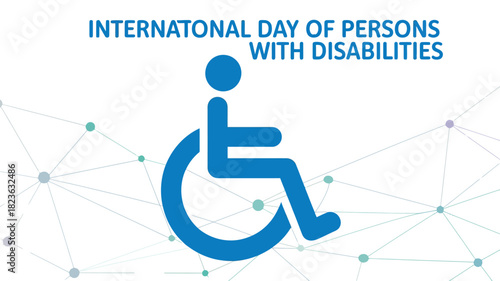 International Day of Persons with Disabilities with Wheelchair Icon