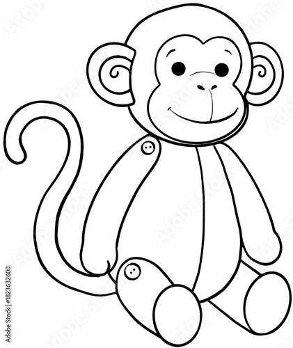 원숭이인형 라인