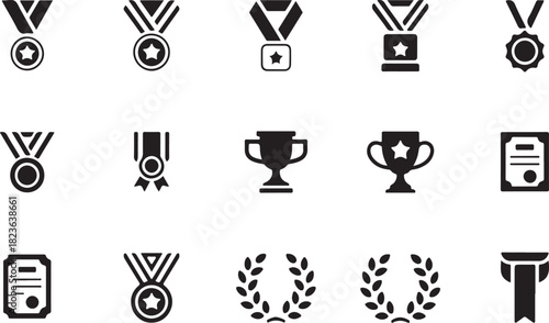 Set of Winning Vector Icons