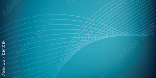 Elegant abstract wave pattern of delicate flowing and intersecting thin lines.