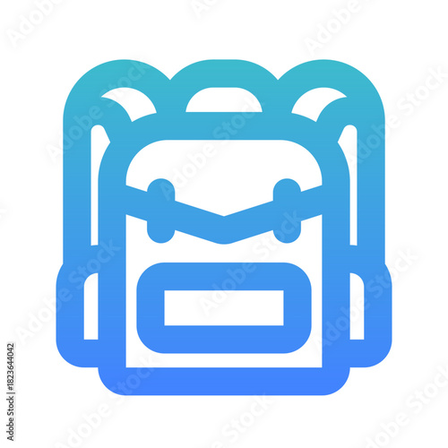 bag bold gradient icon