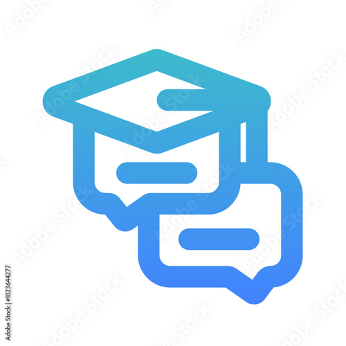 counseling bold gradient icon