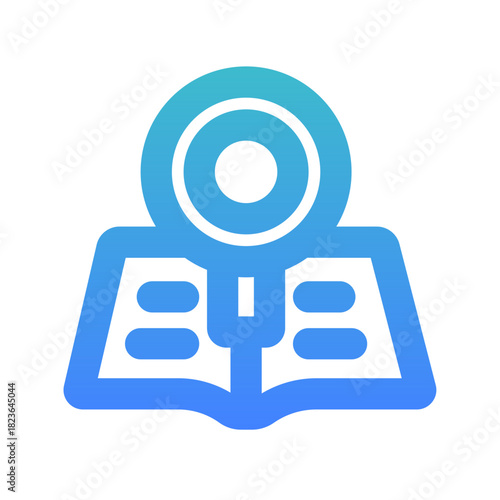 research bold gradient icon