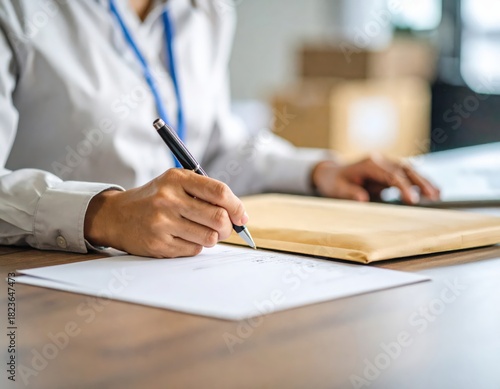 宛名　書く　記入