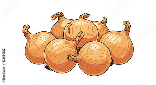 Fresh golden onions for delicious recipes and healthy cooking, flavorful ingredient for soups, stews, and sauces adds depth to your culinary creations