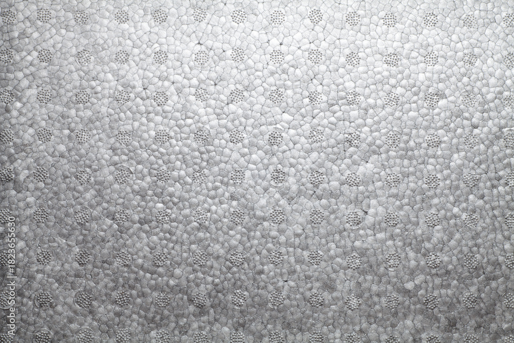 Fototapeta premium Gray polystyrene foam texture background