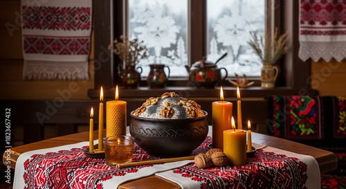 still life with candles