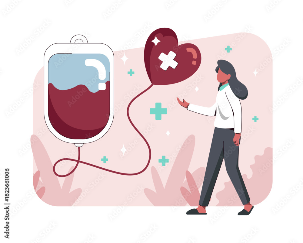 Obraz premium Heart Balloon With Bag