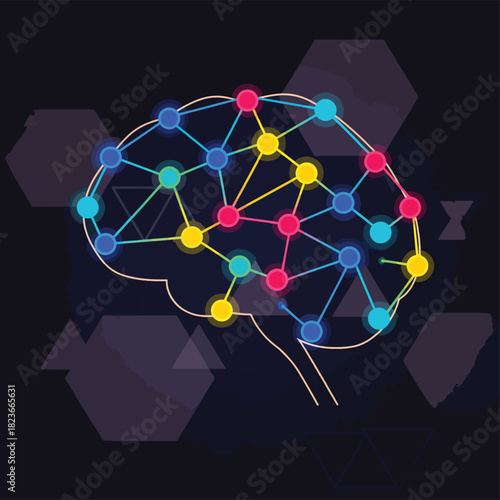 AI brain network for advanced cognitive processing and intelligent innovation