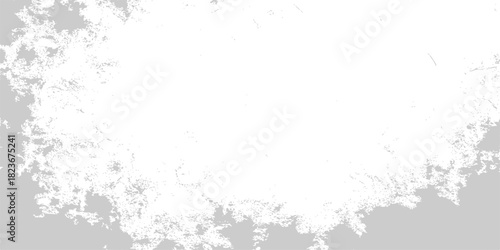 Black ink splash vector design with dirty grunge border frame texture pattern for vintage wallpaper backgrounds illustration