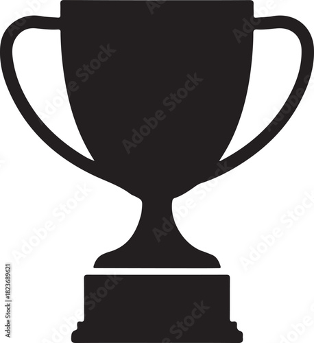 Trophy sign icon for web and mobile