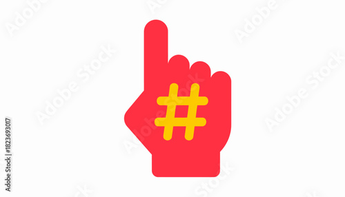 Human hand holding a sign with a Euro symbol icon