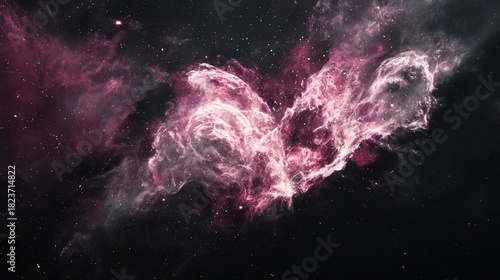 Breathtaking Cosmic Nebula with Dynamic Particle Effects – Vivid Interstellar Gas, Glimmering Stardust, and Swirling Luminescent Particles that Bring Otherworldly Depth to Space-Themed Creations. 