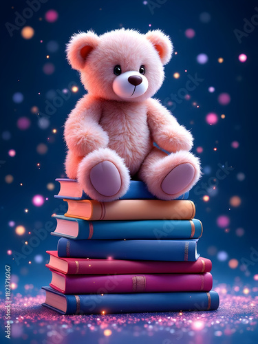 teddy bear with gift box