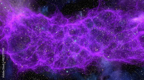 Breathtaking Cosmic Nebula with Dynamic Particle Effects – Vivid Interstellar Gas, Glimmering Stardust, and Swirling Luminescent Particles that Bring Otherworldly Depth to Space-Themed Creations. 