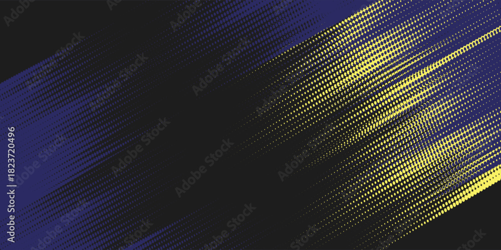 Fototapeta premium Modern Decorative blue yellow Grunge Brush sharp strokes for Background