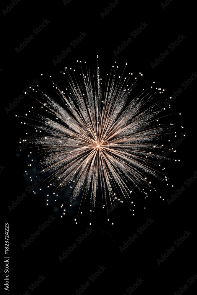Obraz premium fireworks in the night sky