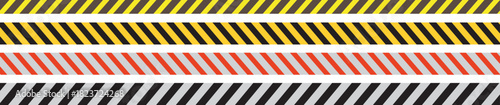 Caution tape patterns for safety awareness, construction border. providing a striking yellow and black design element for construction	
