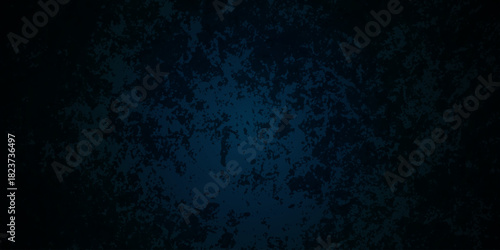 Dark blue grunge wall charcoal colors texture backdrop background. Black Board Texture or Background. abstract blue color design light with blue gradient background. Old wall texture cement.	
