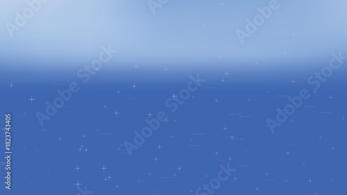 A calming simple view of a vast light blue expanse of water