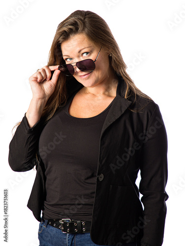 Risky business woman