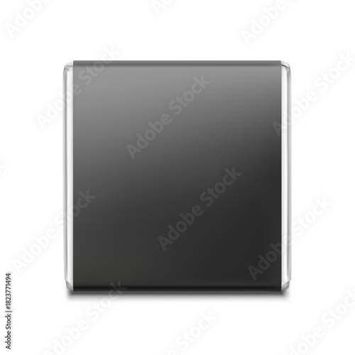 Branded chocolate squares, Neapolitan mockup for promoting business, special occasions. Vector illustration isolated on white background. Easy to use for presentation your logo, design. EPS10.