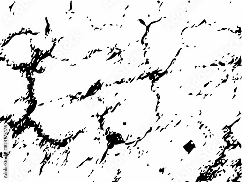 White black grey concrete wall, floor with cracks, texture background, cracked paint. White Surface Texture In Pieces. Grey plaster facade house wall with dark cracks


