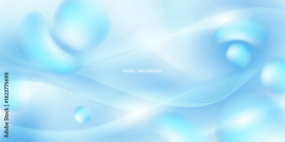 Naklejka premium Pastel color liquid wave background, abstract, modern design vector illustration.