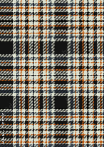 Seamless neutral brown,sage green ,gray ,teal, ,black ,sky blue and Beige plaid twill check pattern for fabric design.