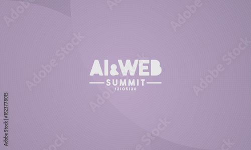 logotype abstract graphic EPS vector design of annual event summit and title made for Technology and AI theme