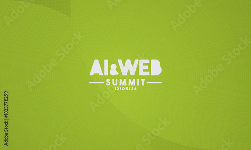 logotype abstract graphic EPS vector design of annual event summit and title made for Technology and AI theme