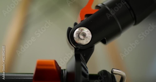 Engaging Toothed Locking Mechanism Close Up Simple Reliable Fixation Audible Hook Click Heavy Duty Bolts Industrial Fasteners Construction Hardware Engineering Security Systems Mechanical Connection