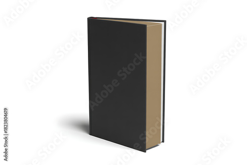 black book isolated on white background
