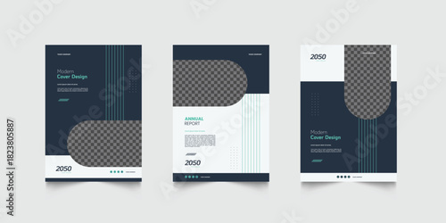 Corporate Book Cover Design Template in A4. Can be adapt to Brochure, Annual Report, Magazine,Poster, Business Presentation, Portfolio, Flyer, Banner, Website.