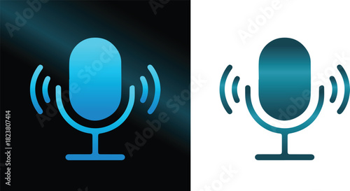 awesome Voice assistant mic icon